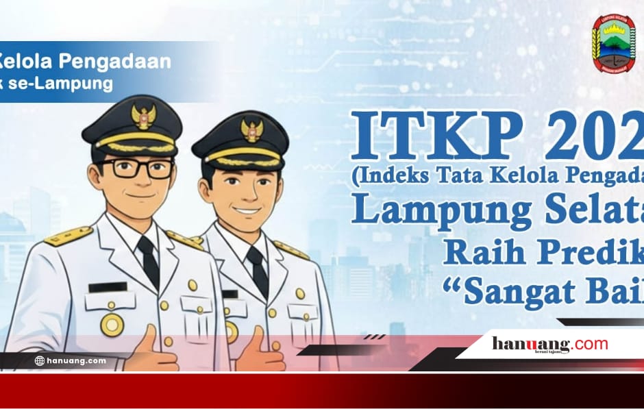 Pemkab Lampung Selatan Raih Predikat “Sangat Baik” ITKP 2025, Terbaik se-Provinsi Lampung